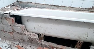 Демонтаж ванной комнаты в Бугульме - стоимость работ от 821 руб. | Сварной-Бгл